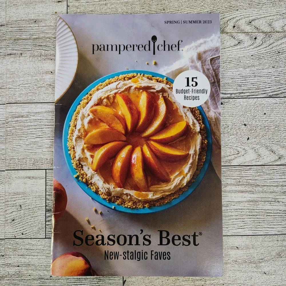 Pampered Chef 2023 Spring Summer Cookbook‎ Booklet VERY GOOD
